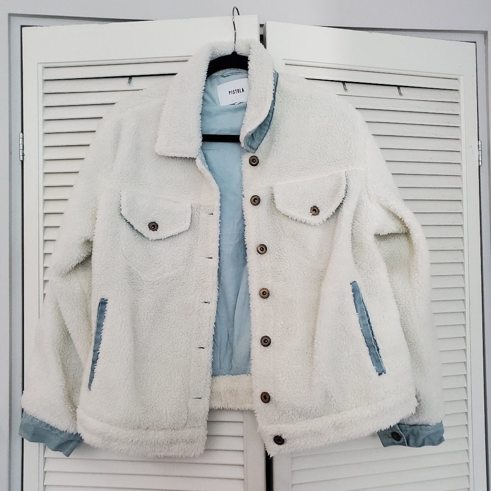 Fuzzy Bomber Jacket